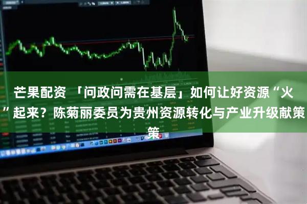 芒果配资 「问政问需在基层」如何让好资源“火”起来？陈菊丽委员为贵州资源转化与产业升级献策