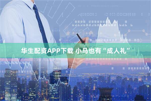 华生配资APP下载 小马也有“成人礼”