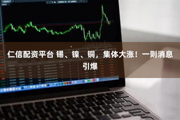 仁信配资平台 锡、镍、铜，集体大涨！一则消息引爆